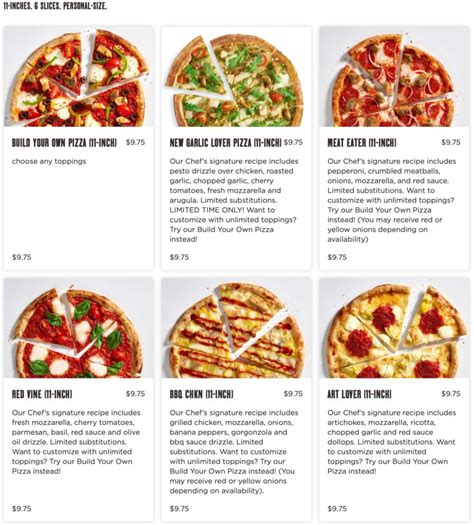 blaze pizza menu|blaze menu with pricing.